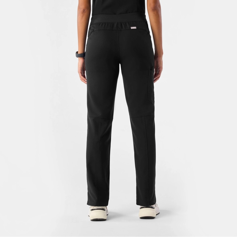 Figs Black Kade Cargo Scrub Pants with Gray Accents - Picture 2 of 8